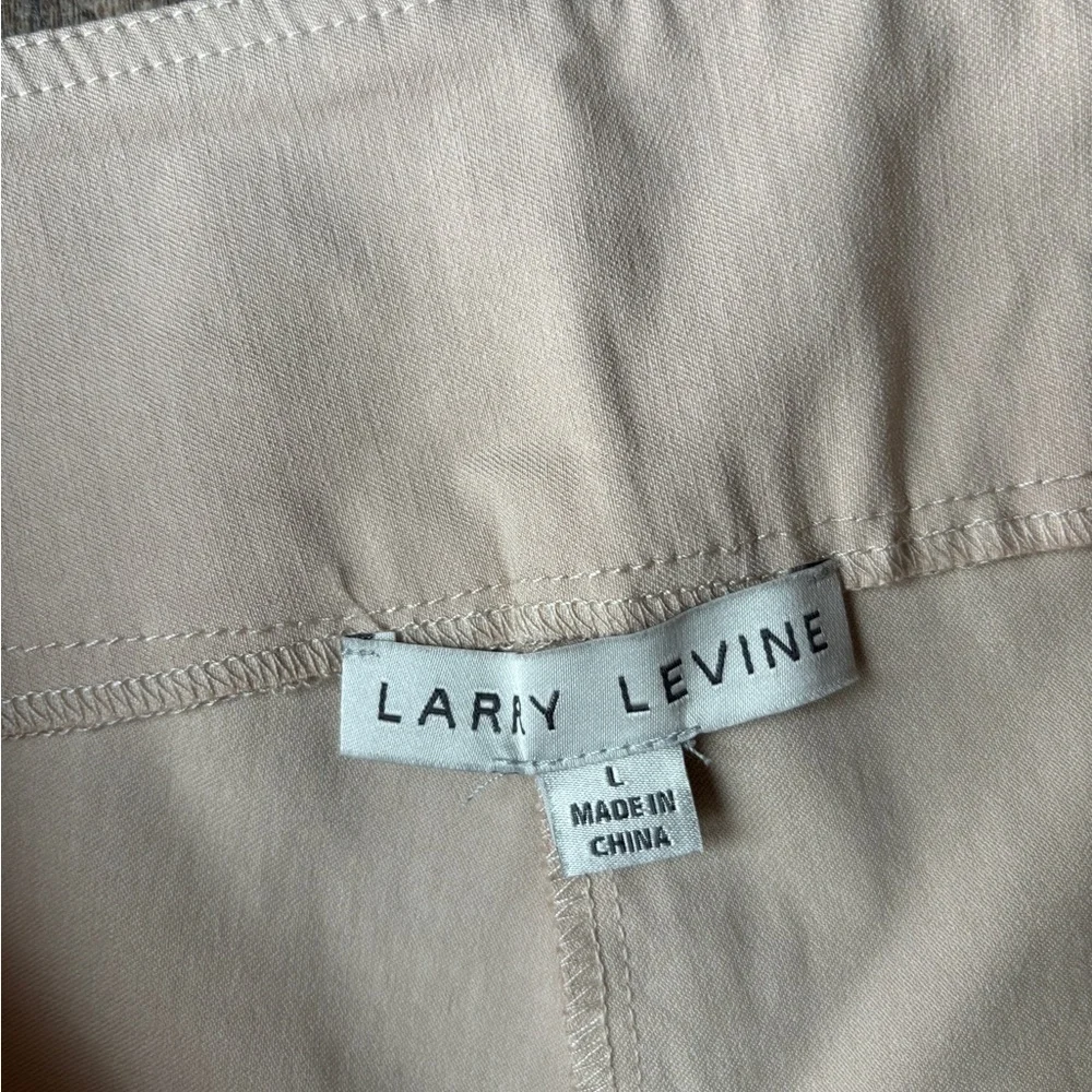 NEW Larry Levine Slim Ankle Length Pull On Slacks Women's Size Large - Picture 3 of 12